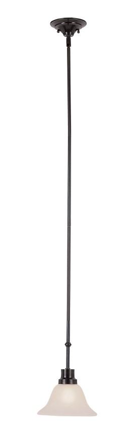 1LT MINI PENDANT-MARBLEIZED GL